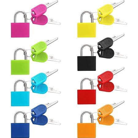 Pack Small Locks With Keys Pack Of Mini Padlocks For Luggage