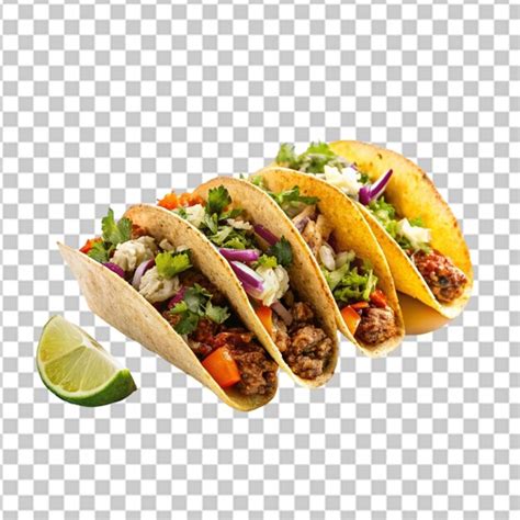 Premium Psd Tacos On A White Background
