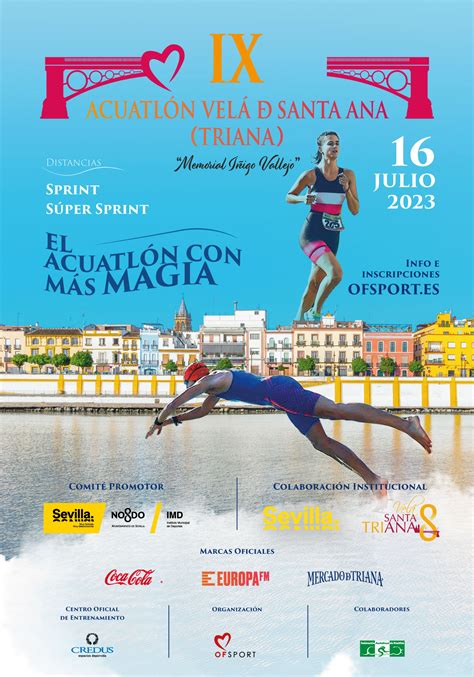 Este domingo regresa el IX Acuatlón Velá de Santa Ana Triana