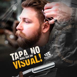 Tapa no Visual Barbearia Social Media PSD Editável download Designi