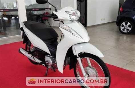 Honda Biz I Street Branco Flex Usado Interior Carro