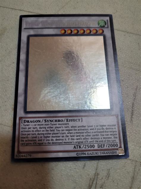 Yugioh Ghost Rare Clear Wing Synchro Dragon Unl Nm Cros En Ebay