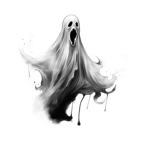 Premium Ai Image Horror Halloween Ghost Sketches