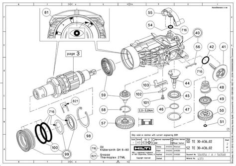 Exploring The Hilti Te 17 A Detailed Parts Diagram