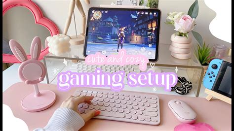 A Cute And Aesthetic Mini Gaming Setup Ft Logitech K380 🎀 Play