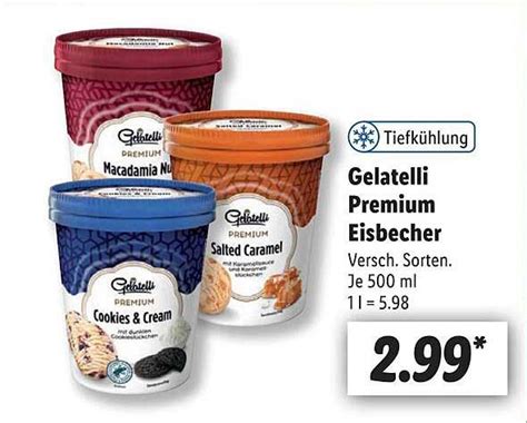 Gelatelli Premium Eisbecher Angebot Bei Lidl Prospekte De