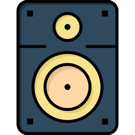 Speaker Flatart Icons Lineal Color Icon