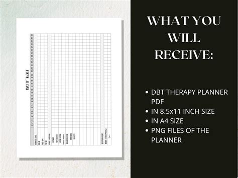 DBT Workbook, DBT Therapy Journal, DBT Skills, Therapy Worksheet ...