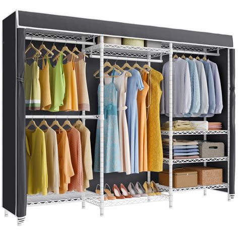 VIPEK V5C Plus Covered Clothes Rack Portable Wardrobe Closet With Cover