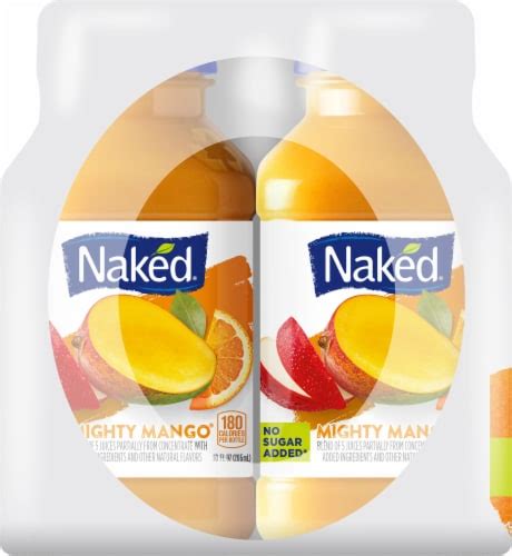 Naked Juice Juice Fruit Smoothie Mighty Mango Count Bottles