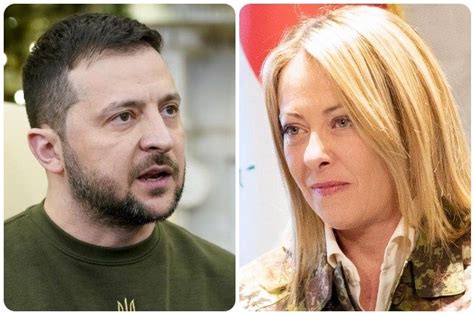 Zelensky Telefona A Meloni E La Ringrazia Per Il Sostegno All Ucraina