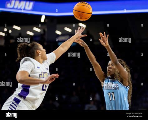 Old Dominion Guard Kaye Clark 11 Takes A Shot Against James Madison