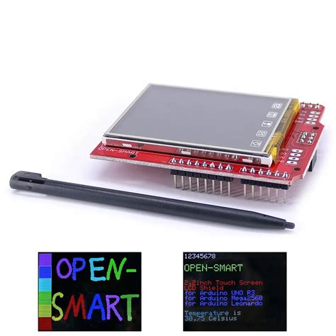 Inch Tft Lcd Display Module Touch Screen Shield Atmega P Board