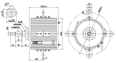 50 60HZ 3 Phase Industrial Motor 380V 440V For Air Conditioning Axial