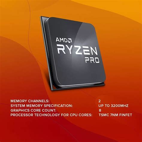 Amd Ryzen Pro G Socket Am Ghz With Radeon Vega Processor