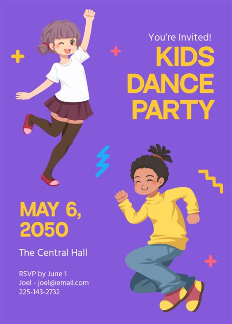 Free Jollibee Kids Party Invitation Template To Edit Online