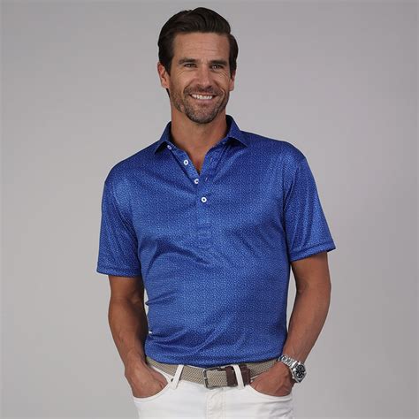 Semi Spread Collar Polo Royal Blue Desert Sky Collars And Co