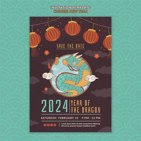Free Psd Chinese New Year Template Design
