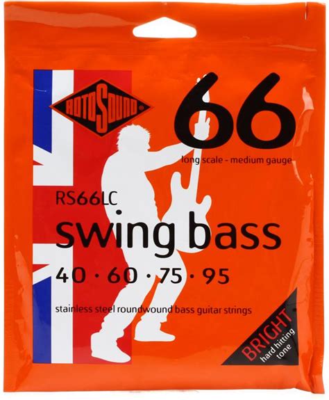 Rotosound Rs66lc Swing Bass 66 Stainless Steel Roundwound Long Scale Bass Strings Sweetwater