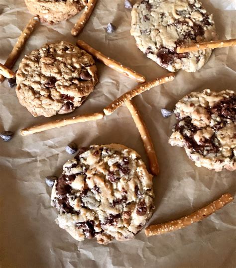 Chocolate Chunk Pretzel Cookies Recipe Live Love Laugh Food