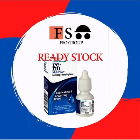 Renu Multiplus Lubricant And Rewetting Eye Drops Bausch And Lomb 8ml Shopee Malaysia