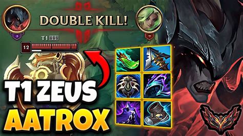 T1 Zeus Aatrox Vs Trundle TOP Korea Grandmaster Patch 14 4 YouTube