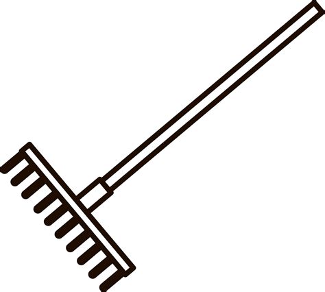 Garden Rake Coloring Page Colouringpages