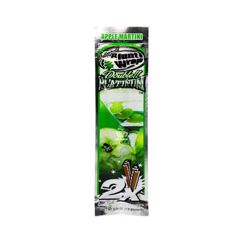 Blunt Wrap Double Platinum Apple Martini Tabacaria Da Mata