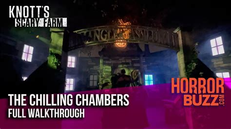 The Chilling Chambers Full Walkthrough Knott S Scary Farm Youtube