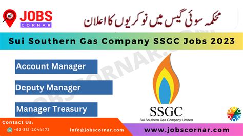 Sui Southern Gas Company Ssgc Jobs Jobs Cornar