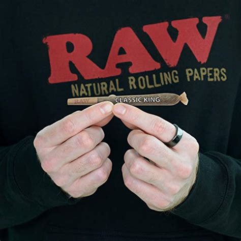 Raw Cones King Size Classic 100 Count Pre Rolled Cones Rolling Papers With Tips All Natural