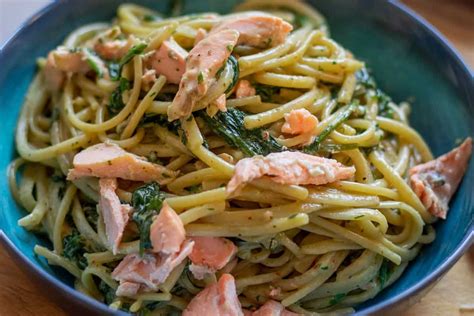 Salmon Spinach Pasta Cooking Gorgeous Recipe How To Cook Pasta