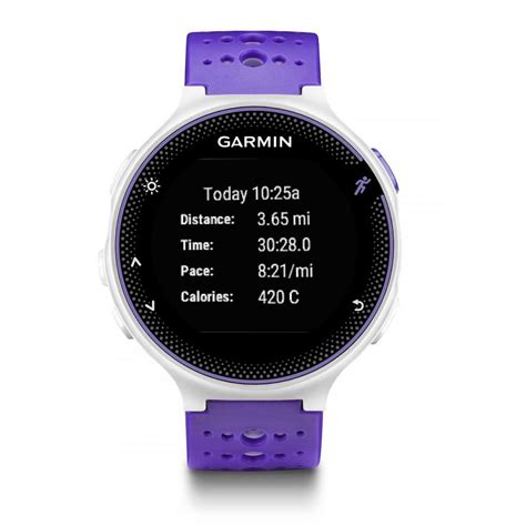 Часы Garmin Forerunner 230 Purple White 010 03717 45 Купить в