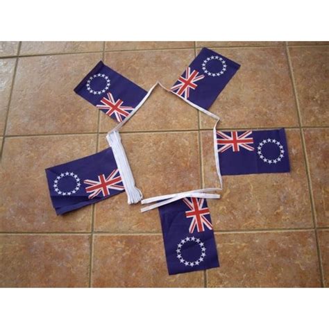 6m 20 Flag Cook Islands Bunting World Flag Shop