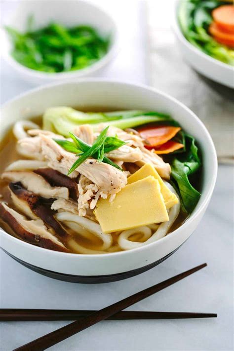 Chicken Udon Soup With Bok Choy Jessica Gavin