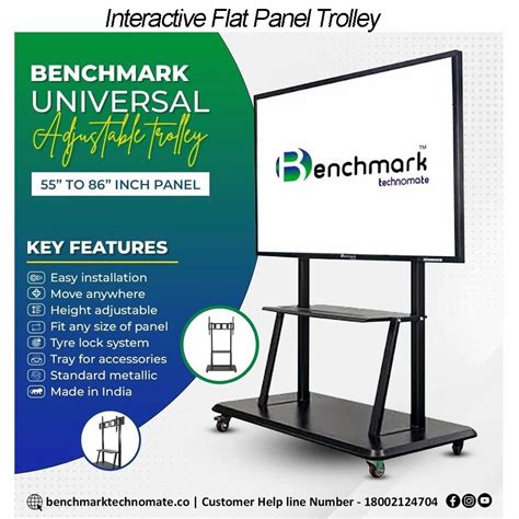 Benchmark Technomate Free Standing Inch Interactive Flat Panel