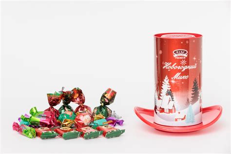 Конфеты глазированные «Новогодний микс» (цилиндр) 200 г — АтАг