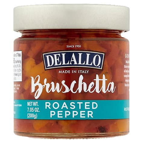 Delallo Roasted Pepper Bruschetta