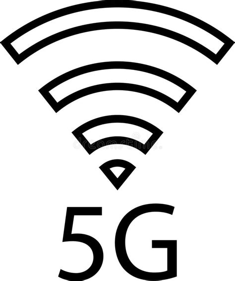 5g Icon 5g Logo Wlan And Bluetooth Symbol Internet Technology Icon