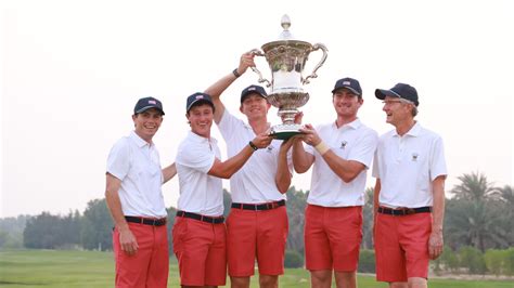 Team Usa Wins First Eisenhower Trophy At World Amateur Team Championship Since 2014 Nbc Sports