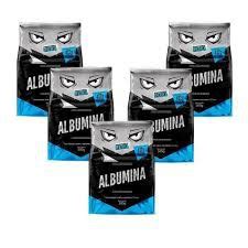 Kit 5X Albumina 500g Sabor Natural Proteína Pura Shopee Brasil