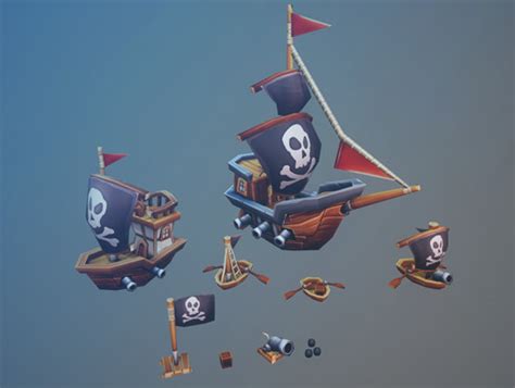 Pirate Ships D Unity Asset Store