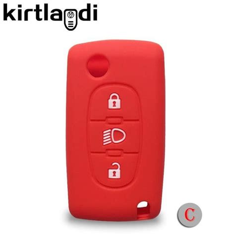 Coque Clécoque De Clé Télécommande à 3 Boutons Pour Citroën Pour