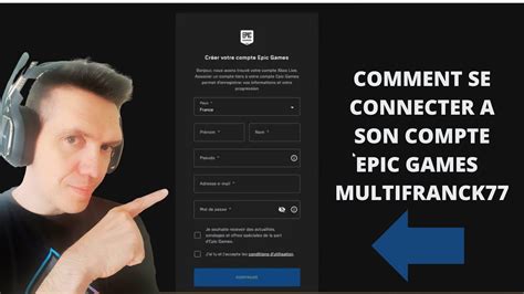 Comment Se Connecter A Son Compte Epic Games Tuto Youtube Hot Sex Picture