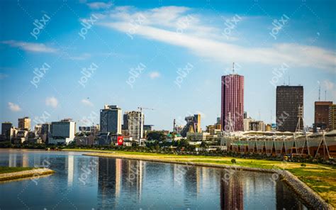 Plan D Ensemble De La Commune Du Plateau Avec La Lagune Ebri Abidjan