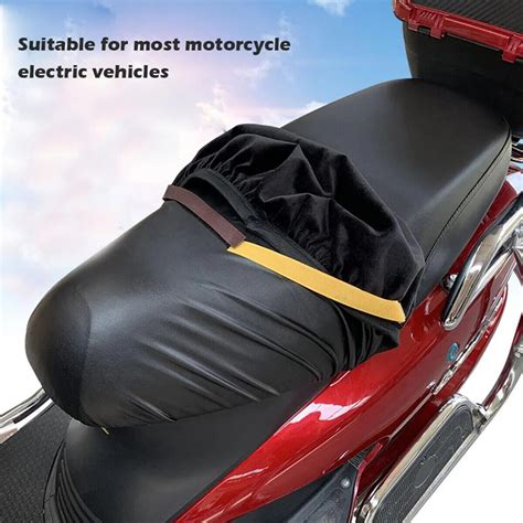 Funda Impermeable Para Asiento De Motocicleta Protector De Cuero Para