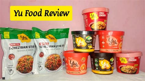 Yu Foods Cup Noodlesgajar Ka Halwathree Cheese Pastaschezwan Stir