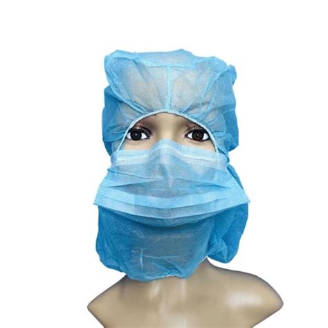 ISO CE Non Woven Surgical Hood With Mask Astronaut Cap China Surgical