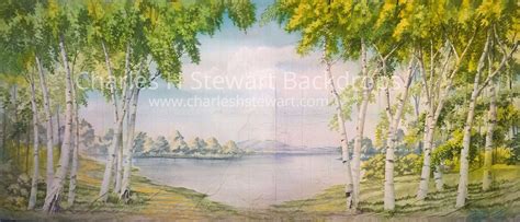 Swan Lake Backdrop | Backdrops by Charles H. Stewart