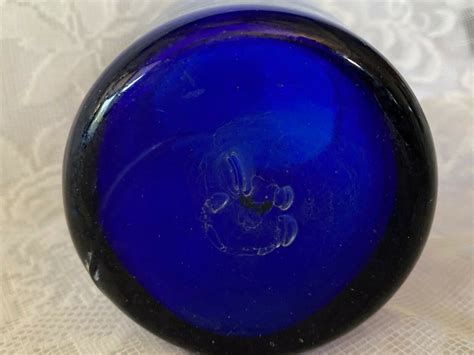 Vintage Collectible Cobalt Blue Hand Blown Art Glass Vase Etsy